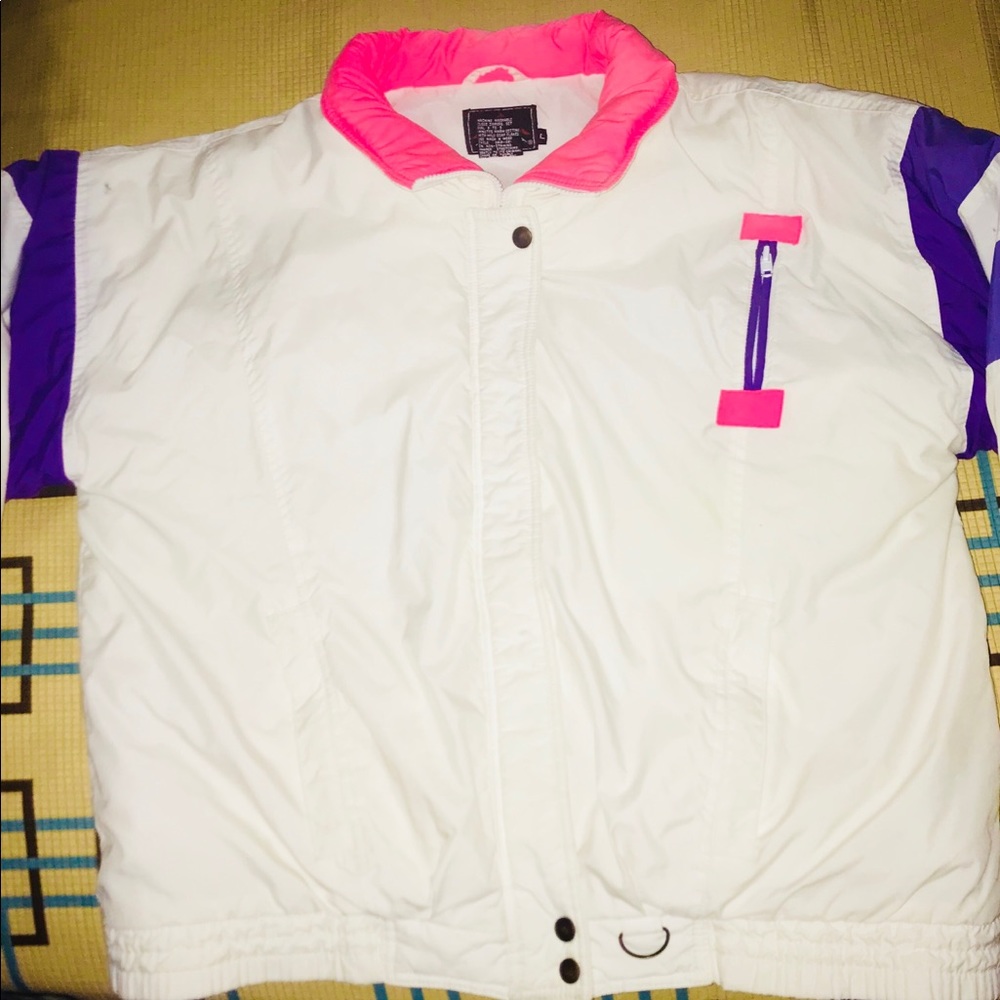 80s classic snow ski gear coat